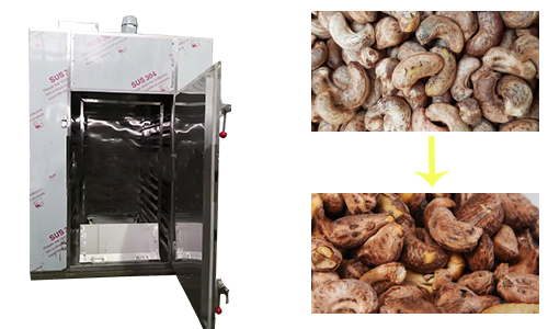 Cashew nut drying macihne