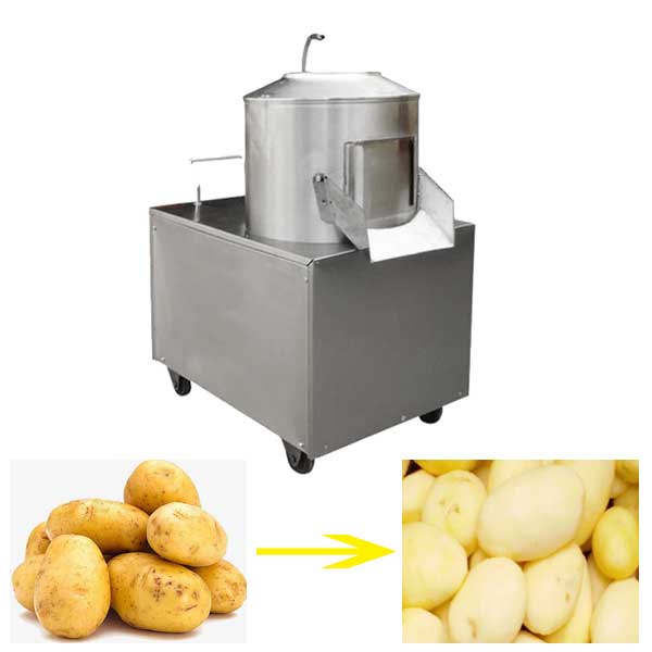 Potato peeling machine