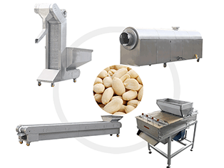 Peanut Roasting And Peeling Production Line
