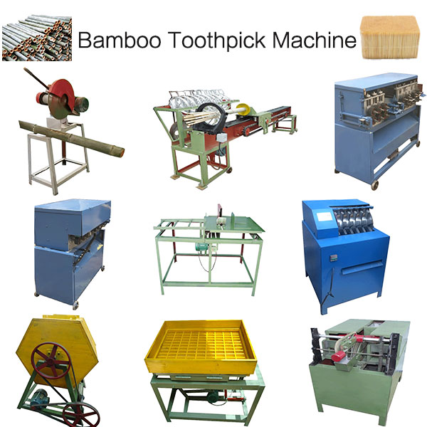 What machines are used to make toothpicks