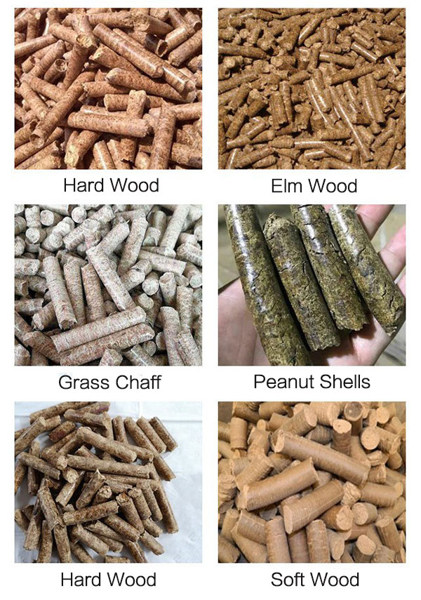 Types of Wood pellets