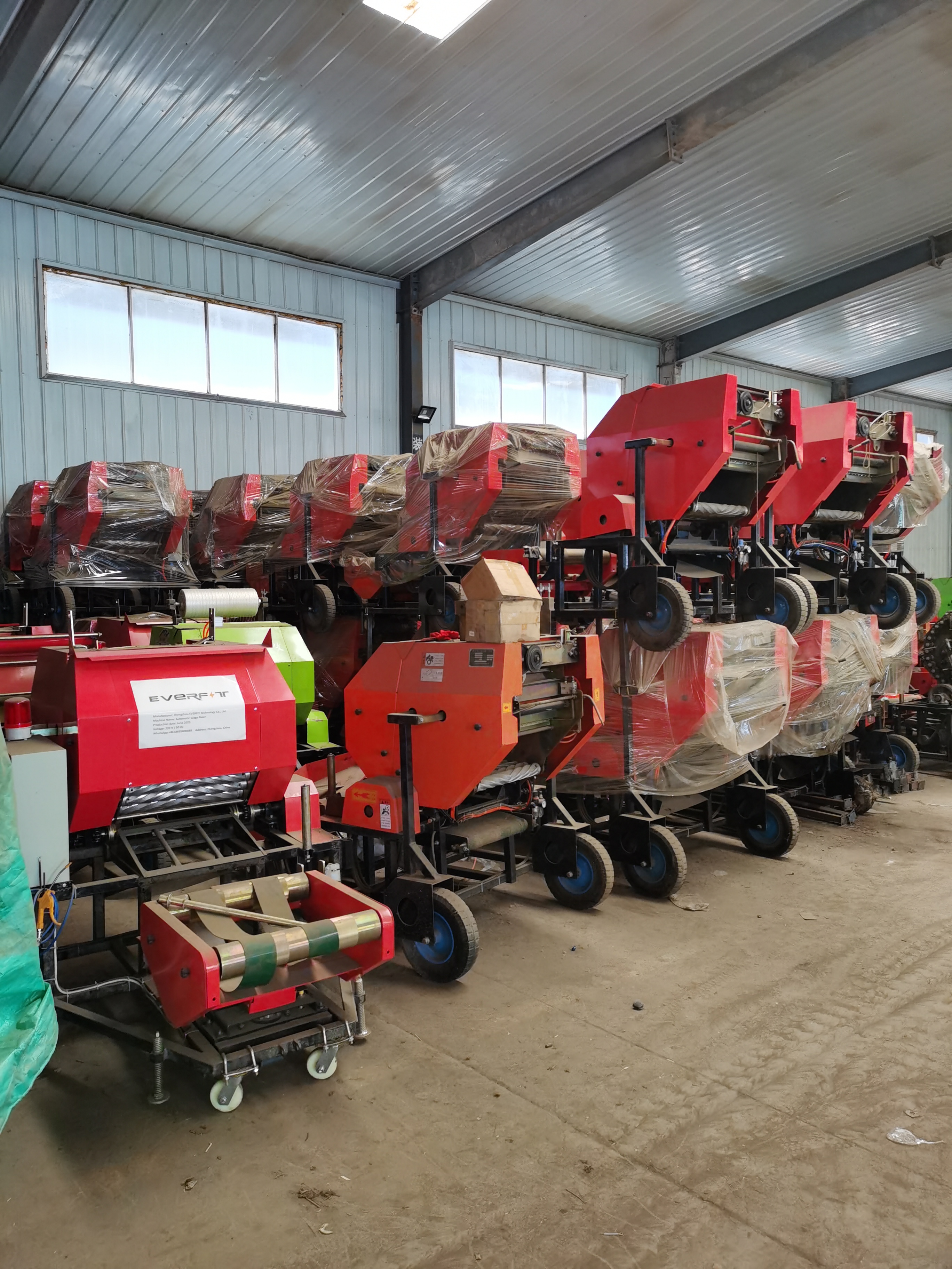 Round Silage Baling  Wrapping  Machine