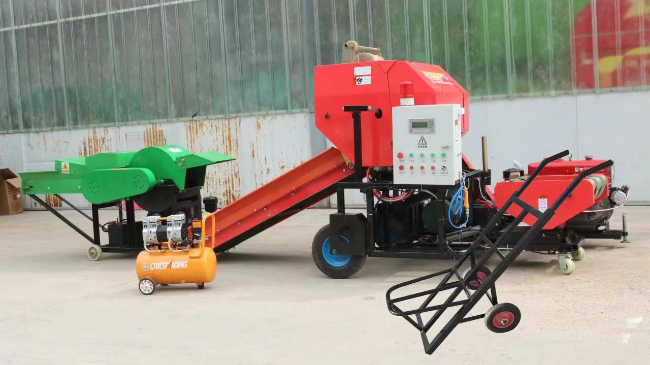 Round Silage Baling  Wrapping  Machine